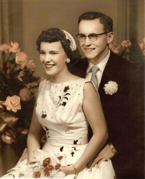 Beverly and Charles Coe 60 years ago.