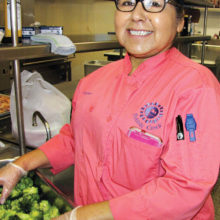 Eagle’s Nest lead cook Gloria Vazquez
