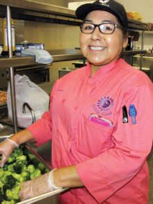 Eagle’s Nest lead cook Gloria Vazquez