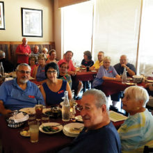 The Italian—American Club had their August luncheon meeting at the Bella Luna Italian Restaurante on Saturday, August 13, 2016. Hosting the lunch were Joe and Vera Cappiello. The meeting portion was conducted by our able President Ken Minichiello.