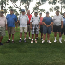 Left to right: Ray Clements, Charlie Wiley, Dave Kennedy, Chris Jeans, Dave Lanigan, Monte Page, John Craven, Randy Prinz, Greg Ray and Peter Caviolo; not in photo, Richard Rippe and Chris Mucha