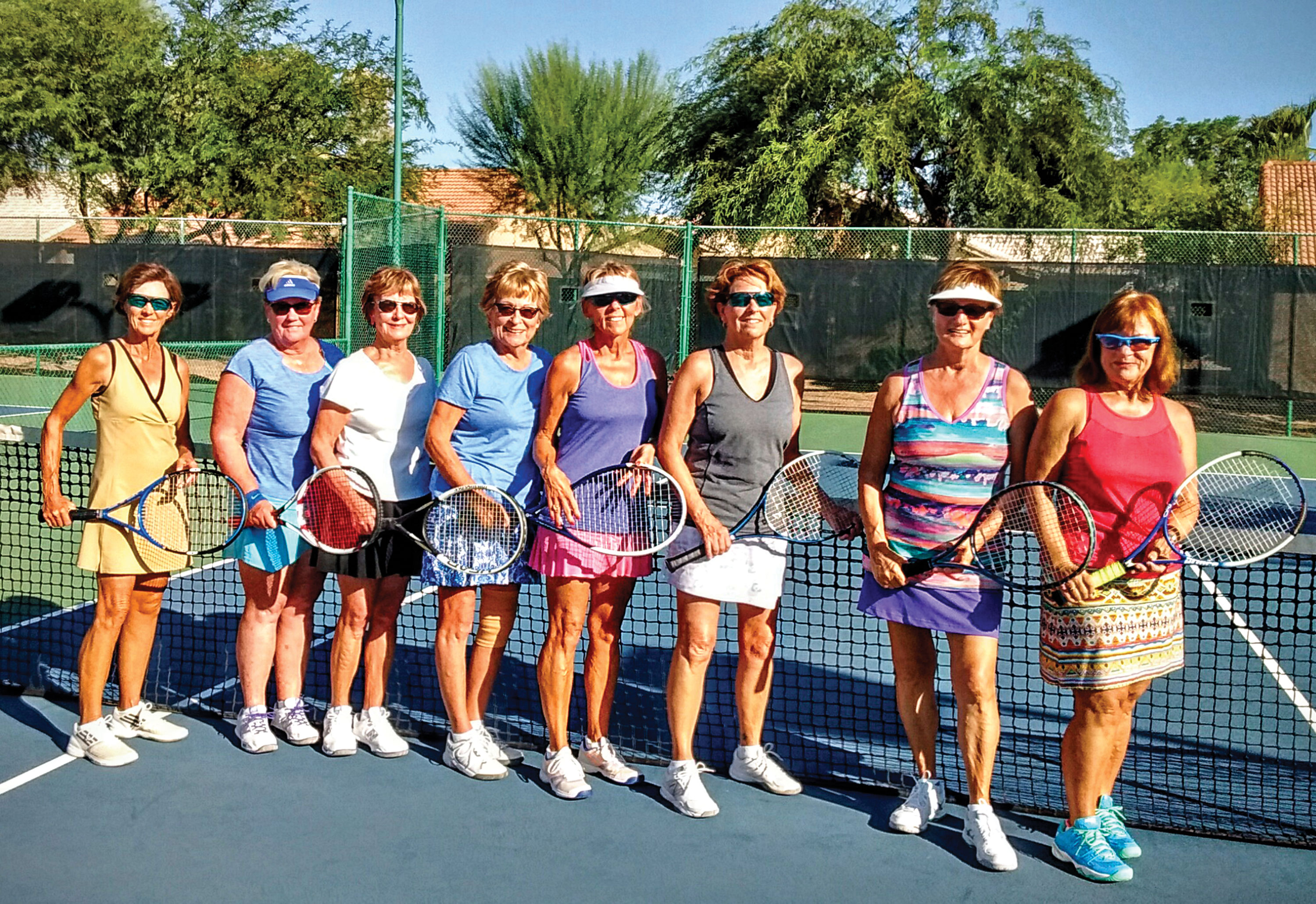 The, as yet unnamed, ladies doubles mixer tennis group