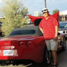 PebbleCreek Car Club member Bernie Babcock participating in the Buckeye car show Sangria and Shopping on October 8.