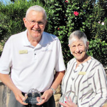 Dennis DeFrain and Phyllis Minsuk of LifeLong Learning were the recipients of the Kare Bears Founders Award.