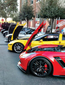 PebbleCreek Car Club members participate at Westgate Hot Rod Night.