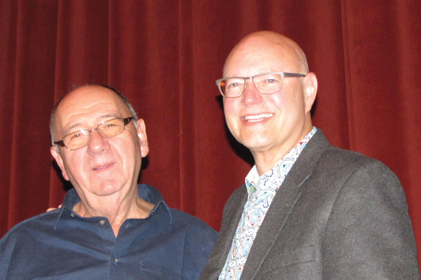 Hungarian filmmaker Janos Edelenyi with Cinema Society Director Andy Friedenberg