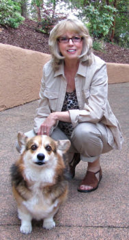 Patricia Driscoll with her dog Murray