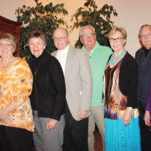 From left: Phil and Cheri Amack, Priscilla and Bruce harp, Dave Baseheart and Jeanne Owens, David and Patti Modderman