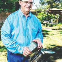Beekeeper Dick Krause