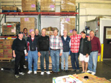 Fellowship members at St. Mary’s Food Bank