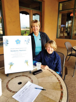 Co-chairs for Memory Matters — Kathy Dolon and Mary Lacy