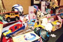 Two car loads of toys were donated by PebbleCreek Tennis Club members.