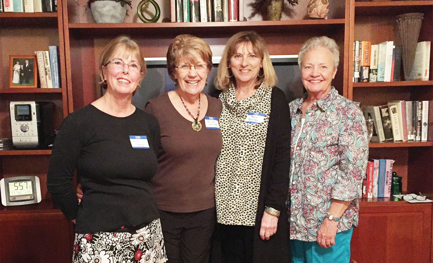 Membership Committee, left to right: Ann Page, Sue White (chairperson), Maria Murray, Sharon Dawe
