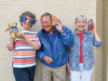 Left to right: Look (Laurie Overson), Listen (Bill Priebe) and Notify (Judy Ayers)