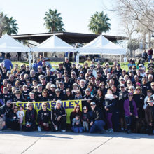 Team Ashley had the largest walking team for a fundraiser in the United States.