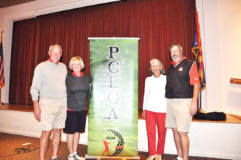 Flight 3, 1st place, left to right: Stan Smith, Pat Smith, Kristen Richards, Bob Richards