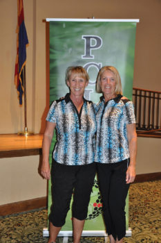 Flight 1 Overall Winners: Patty Brown and Kathy Enegren