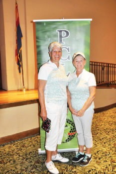 Flight 4 Overall Winners: Kathleen Lindstrom and Pam Kale
