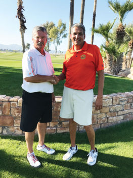 PCM9GA Club Champion Gerald Sota (left) and Low Net Winner Mike D’Onofrio
