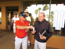 PCM9GA President Monte Page (left) with Rudy Possehl