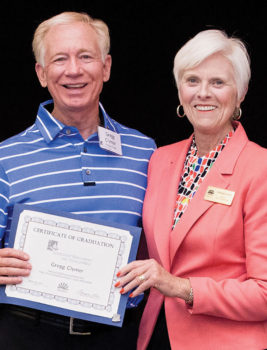 Gregg Clymer completes LEAD program, received award from Georgia Lord.