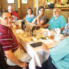Twenty-six members of the Italian-American club enjoyed lunch at Romano’s Macaroni Grill.