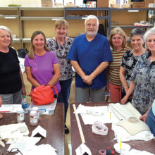 Pottery class participants learn the terminology, tools and techniques to make projects of their own choosing.