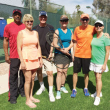 Winners of Doubles or Nothing Tournament: Level A - Troney Hutchins and Melodie Boyer; Level B - Doug Stansfield and Lorinne Banister; Level C - Dennis and Norma Whitley