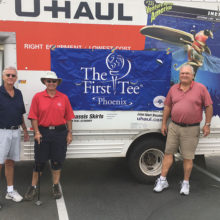 2017 TFT Equipment Drive 1 - Drive workers, left to right: Larry Murray, Howie Tiger and Steve Straley