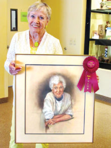 Shirley Smith painted a portrait of her mother-in-law.