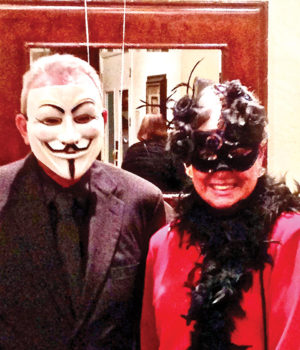 Mystery couple from last year’s Masquerade Ball