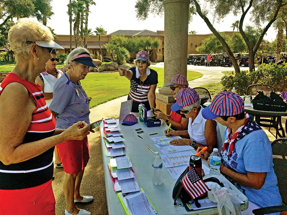 PebbleCreek Putters line up for special Fourth of July Tourney
