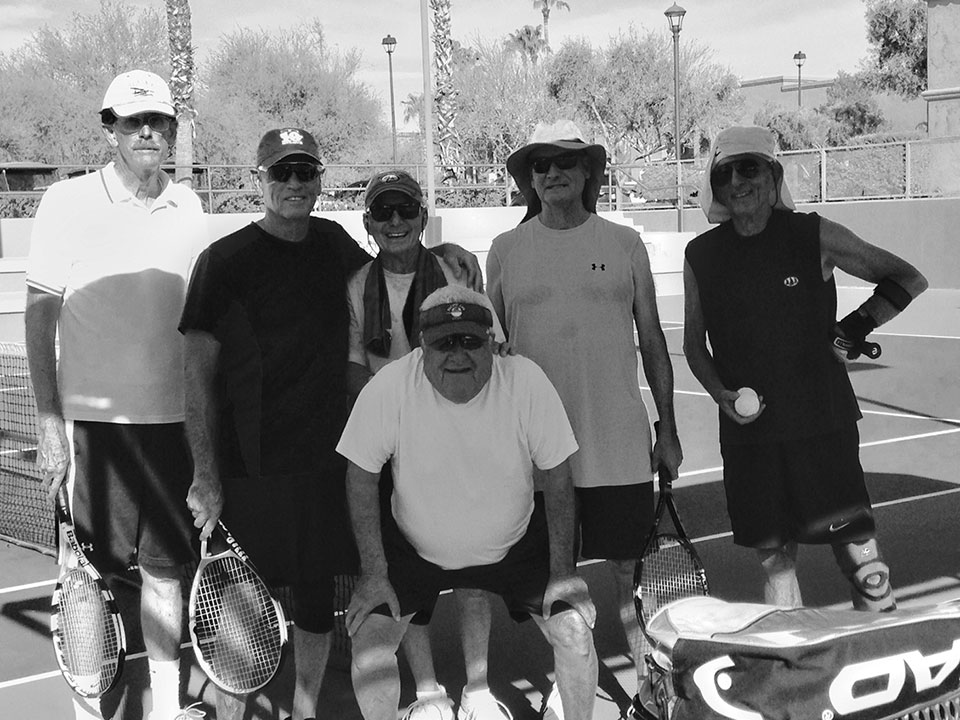 Tennis Club members held a Tequila Sunrise event in July with brunch and cold drinks.