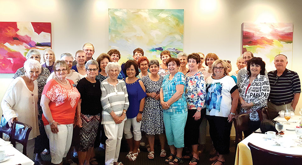 PebbleCreek Singles gathered for lunch at the Arizona Culinary Institute.