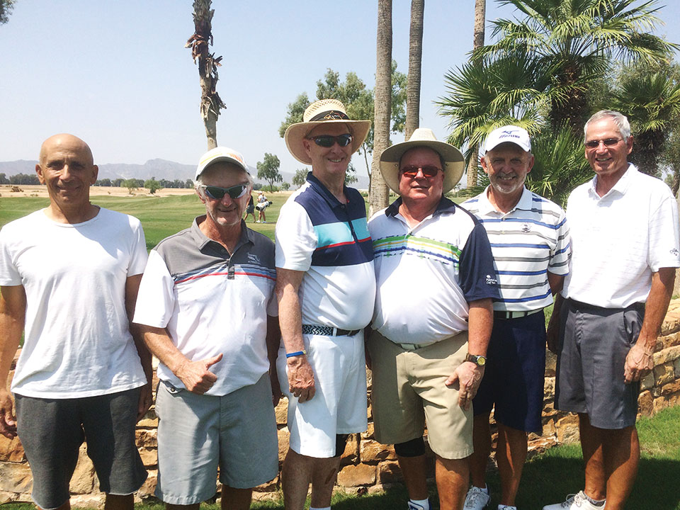 AGA Qualifiers, left to right: Ed Boehm, Derry Davison, Ed Neel, Brad Johnston, Wayne Gearig and John Curtin