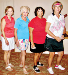 First place team: Diana Tirjer, Janis Korba, Lilinda Smith and Gail Hock