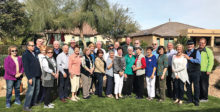 New members join active members at the January Newcomers’ Brunch.