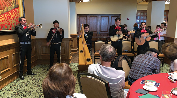Mariachi Band performed in February.