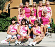 PebbleCreek Passion team members Front row (from left): Lynne Carlyle, Pat Ingalls (captain), Diane Bostock; Middle row: Joan Patchin, Debbie Welsh, Pat Owens; Top row: Sara Foster, Jill Santy, Vikki Constable, Lorinne Banister, Pam DeRouin; Not pictured: Roxie Forrest, Mary Green, Cindy Henry, Wendy Langhals, Marty McAllister and Cooky O’Brien.