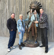 Shalom Club members attended the Western Museum in Scottsdale. Skip Ramella (guest), Myrna Bodner and Dan Myers. This event was coordinated by Jerry Hausner.