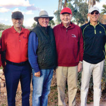 Some of the 2019 PCMGA volunteers (left to right): Arnie Lawrence, Greg Harris, Mike Christensen, Mike Moy, Bill Simmons and John McCrickard.