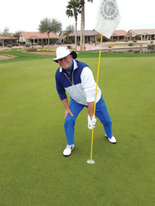 Vic Van Horn scored an ace on Hole 17 at Tuscany Falls East.