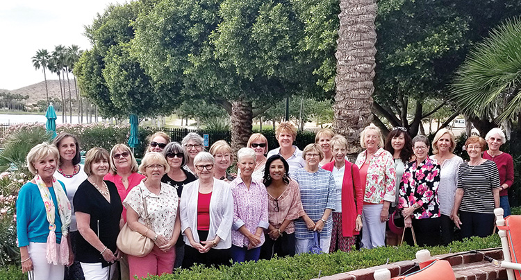 Unit 62A May Ladies Lunch was held in Estrella at the Lakeside Grill.