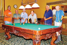 Left to right: George Polk, Rene Lefebvre, Bob Macy, Jim Sykes, Brian Balliet and Lynn Warren