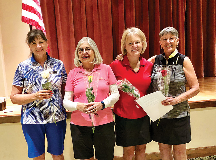 2019-2020 officers: Meg Chrisman, Ruth Ann Mitchell, Bobbie Wagner and Norma Guillaume