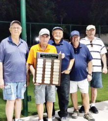 Left to right: Jerry Oaks, Jeff Young, Chris Mucha, Trevor Ballinger and Keith Paffafiume. Not shown: Garrett Siegers, Dan Zeh, Bill Schroeder and Dave Willison.