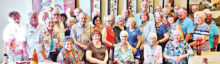 PebbleCreek Democrats attend the Thanksgiving in July feast.