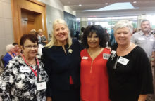 Left to right: PCRC member Joanne Netols, CD8 U.S. House of Representative Debbie Lesko, Social Chair Cristina Junge, and PCRC VP Sue Harrison.