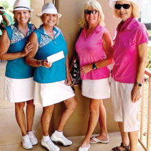 LASSI winners (left to right): Kathi Curtis, Donna Havener, Tess Braden, Carol Taylor; Not pictured: Nancy Hernandez and Meg Quarrie (WWGA).
