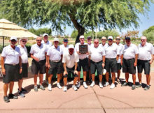 PebbleCreek’s 2019 White Tanks team after winning the tourney!